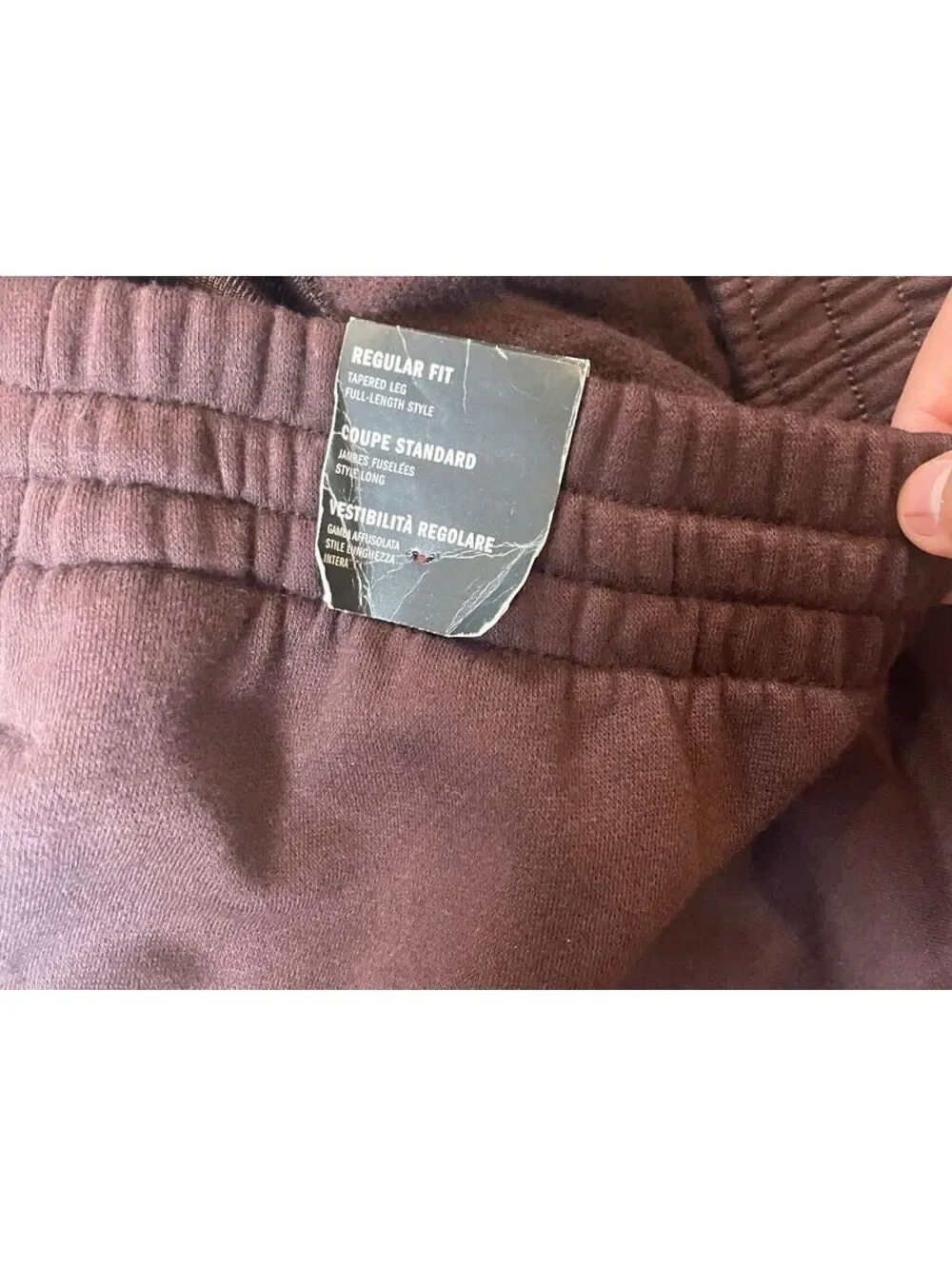 adidas Men Brown Sweatpants Size 4XL NWT Joggers Fleece Regular Fit Tapered